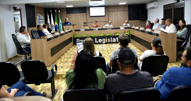 Participação popular marca a 11ª sessão da Câmara de Laranjeiras do Sul